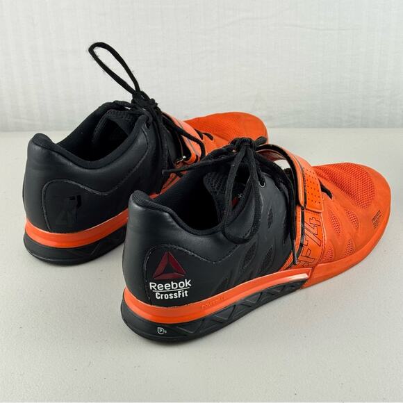 Reebok CrossFit Lifter 2.0 Orange/Black Athletic Gym Shoes Men’s Size 9 EUR 42 main image 4